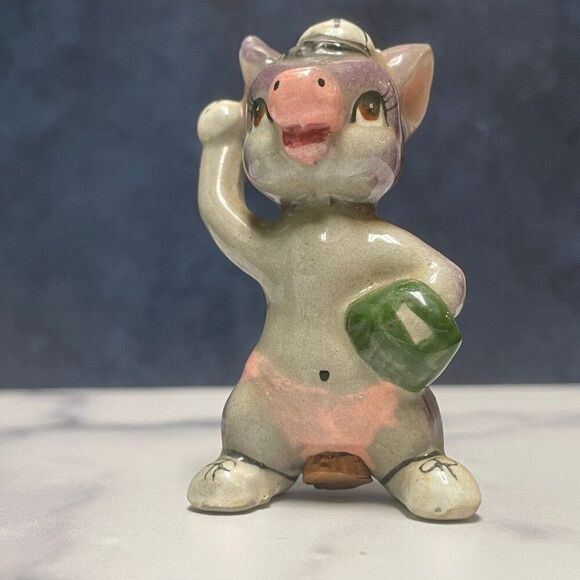 Vintage 1940s/1950s Artmark Baseball Donkey Salt & Pepper Shaker Set - Picture 5 of 13